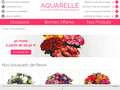 Commander des fleurs chez Aquarelle.com